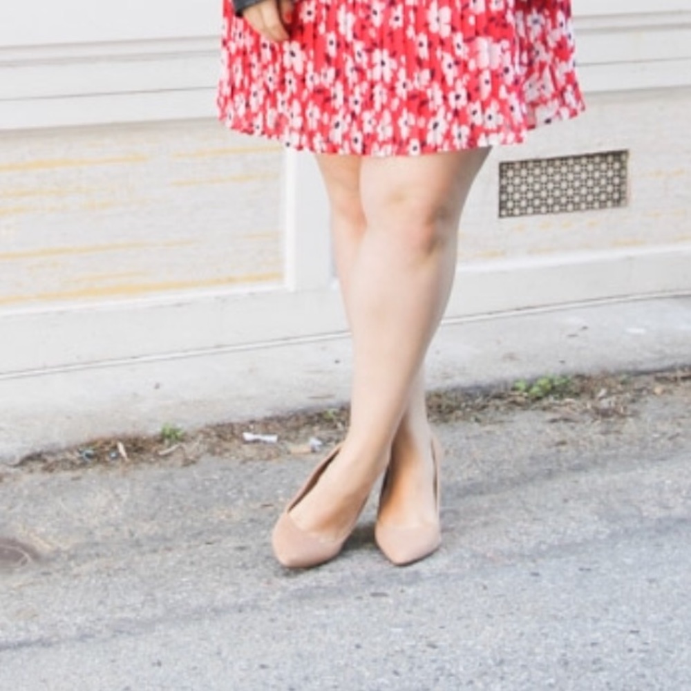 Nude Wedges by Pour la Victoire